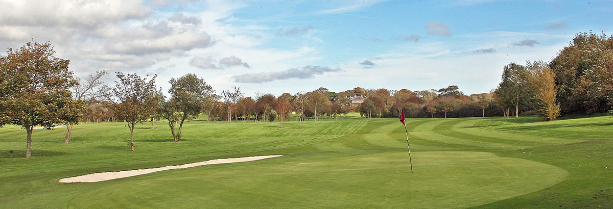 view of golf course fairway